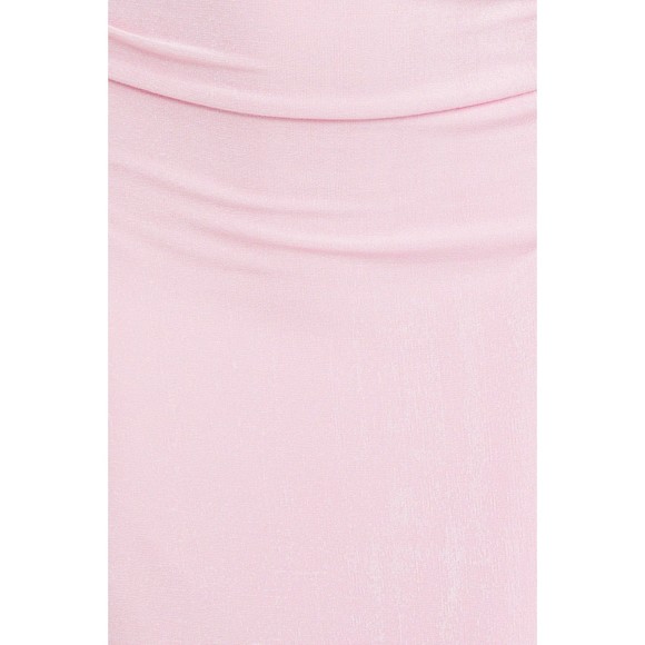 Significant Other Bella One Shoulder Midi Dress 10 Pink Stretch Slip Fitted New - Picture 5 of 5